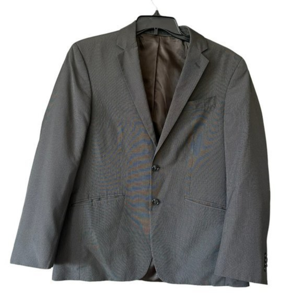 Kenneth Cole Reaction‎ Gray Pinstripe Blazer Mens 40S